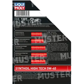 LIQUI MOLY Synthoil High Tech 5W-40 5 L