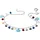 FIRETTI Armband "Schmuck Geschenk Silber 925 Armschmuck Armkette Herz", bunt (silberfarben, hellblau, bunt, türkis, kristallweiß, hellblau, rot, creme, violett, braun), Armbänder, Damen, 18cm, Silber 925 (Sterlingsilber), Armband, mit Zirkonia (synth.)