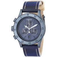 Nixon Damen Chronograph Quarz Uhr mit Leder Armband A5041930-00