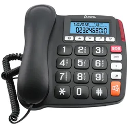 Olympia Senioren Großtastentelefon Große SOS und Freisprechtasten