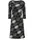 Aniston SELECTED Jerseykleid Shirtkleid Gemustert Schwarz/Weiß/Grau 36