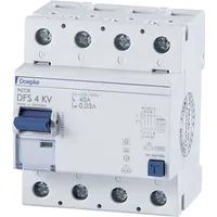 Doepke Fehlerstromschutzschalter DFS 4 040-4/0,03-A KV