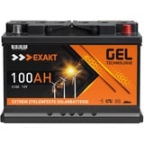 GEL Batterie Solar Wohnmobil Boot Versorgungsbatterie Akku 70Ah - 100Ah (100AH 12V)