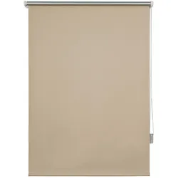 Ondeco Thermo-Rollo Win ohne Bohren Verdunkelung für Fenster und Türen lichtundurchlässig Größe: 120x160 cm, Farbvariante: Beige