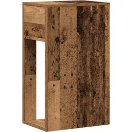 vidaXL Computerschrank mit Schublade Altholz-Optik 30x44x74 cm