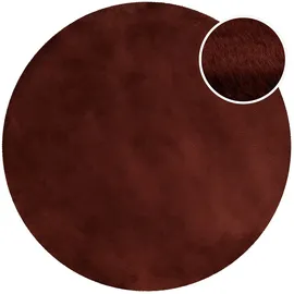 Esprit Alice Fellteppich Ø 200 cm Rot