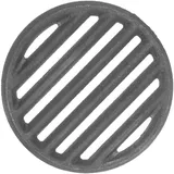 POPETPOP Gusseisen Grillrost, Ø 30 cm Massives Grillrost Rund Für BBQ Und Kaminrost Outdoor-Camping