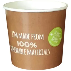 250x Food to go Becher, 777ml, "Future Smart"