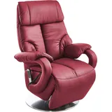 sit&more TV-Sessel Invito Kunstleder 80 x 113 x 80 cm Rot mit Motor und Aufstehhilfe