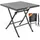 CASARIA Gartentisch 65 x 65 x 60 cm grau