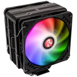 RAIJINTEK ELEOS 12 DUO RBW CPU-Luftkühler, Dual 120mm PWM Lüfter, 4×6mm Kupfer Direct Contact Heatpipes, 5V Addressable RGB Beleuchtung, Intel/AMD Sockel kompatibel, LGA 1700