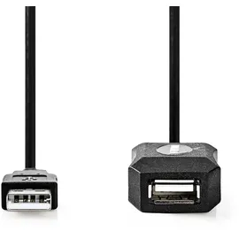 Nedis USB-A auf USB-A 10,0 m Schwarz