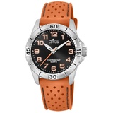 Lotus Kinder Armbanduhr Silikon Orange 34mm