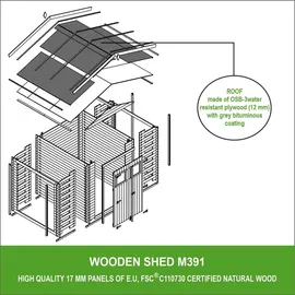 TIMBELA 3,28 x 2,06 m Beige