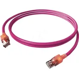 EasyLan CS1OVADAD0050 - Cat.6a LED Patchkabel, DualBoot, S/FTP violett, 5 m