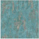 Erismann Vliestapete Casual Chic 10,05 m x 0,53 m 0 g Türkis 10273-18