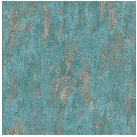 Erismann Vliestapete Casual Chic 10,05 m x 0,53 m 0 g Türkis 10273-18