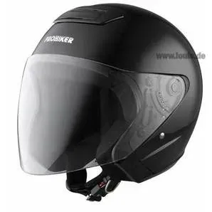 PROBIKER DEMI-JET HELM Jet-Helme silber XL