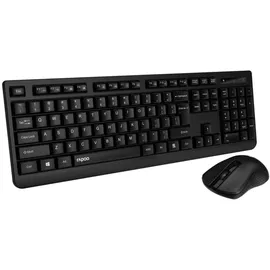 Rapoo X1700 Schwarz Kabelloses Multi-Mode-Deskset
