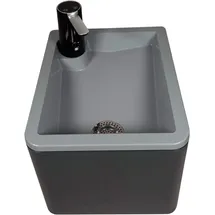 Trelino Splash Waschbecken, S, 33x39x29cm, anthrazit