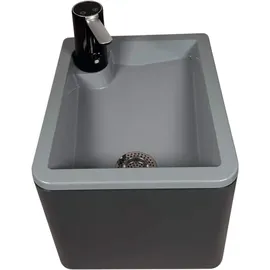 Trelino Splash Waschbecken, S, 33x39x29cm, anthrazit