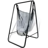 CCLIFE Hängesessel mit Gestell Kissen Hängeschaukel Hängestuhl Bis 100kg Indoor & Outdoor Garten Hängesitz
