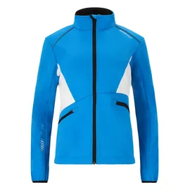Endurance Softshelljacke "Loralei", Damen, Gr. 42, blau, 100% Polyester, mehrfarbig, normal, hoch geschlossener Ausschnitt, Jacken Softshelljacke, mit Reflektoren