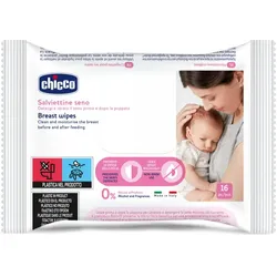Chicco Breast Wipes feuchte Feuchttücher für die Brust 16 St.
