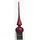 Christmas Decorations Christbaumschmuck Christbaumspitze Glas 26cm ochsenblut matt