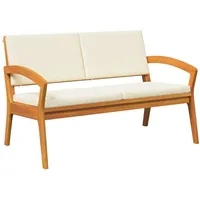 VidaXL Gartenbank mit Kissen 115x70x72 cm Massivholz Akazie