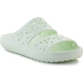 Crocs Classic Floral Cut Out Badesandalen - Jade Tint EU 38/39