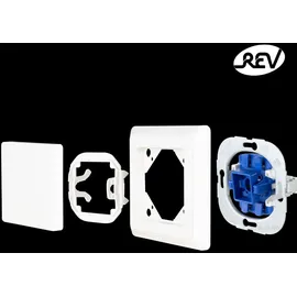 REV Ritter Schuko-Steckdose PrimaLuxe Unterputz Weiß 1 St.