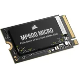 Corsair MP600 Micro 2TB M.2 NVMe PCIe x4 Gen4 SSD – M.2 2242 – Bis zu 7.000MB/Sek. Sequentielles Lesen – Hohe Dichte 3D TLC NAND – Kompatibel mit Lenovo Legion Go und Dünne Notebooks – Schwarz