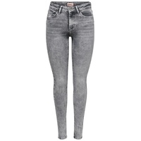 ONLY Damen Onlblush Life Mid Sk Tai918 Noos Jeans, Light Grey Denim, L / 32L EU