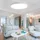 JDONG Led Deckenleuchte Ø Ø58*5CM Dimmbar mit Fernbedienung 3000K-6000K Wohnzimmerlampe Flach Rund Deckenlampe moderne Leuchte für Schlafzimmer Büro