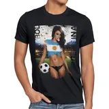 style3 T-Shirt WM 2026 Soccer Girl Fußball Weltmeisterschaft Trikot sexy fanartikel schwarz XXXL