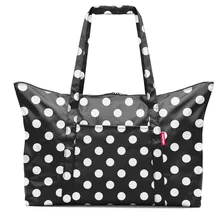 Reisenthel mini maxi travelbag Dots White Schwarz