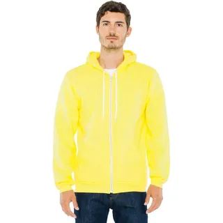 American Apparel Unisex Flex Fleece-Kapuzenpulli F497 - Sunshine - M - M