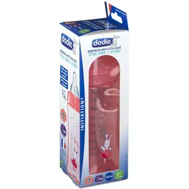 Dodie Babyflasche Initiation+ Antikolik rund 330 ml Rosa