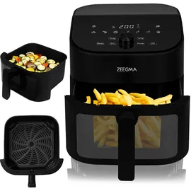 Zeegma Knapper Chef Heißluftfritteuse 1600 W schwarz