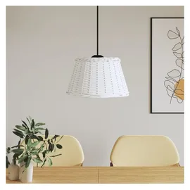 vidaXL Lampenschirm Weiß Ø50x30 cm