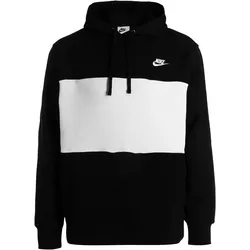 Kapuzenpullover Club Fleece Herren NIKE WEISS|SCHWARZ|WEISS S