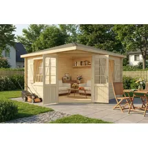 Alpholz Gartenhaus Monica Royal 3,75 x 3,75 m Beige