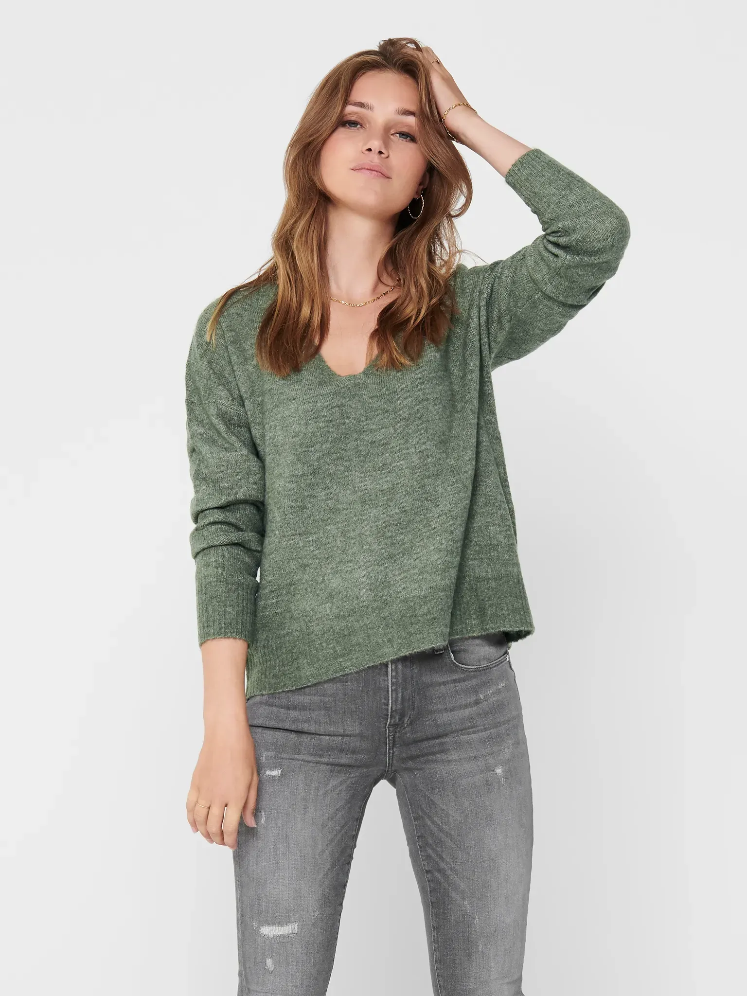 V-Ausschnitt-Pullover JDY 