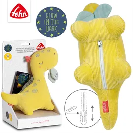 Fehn Happy Dino 20 cm Gelb