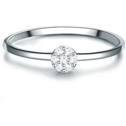 Trilani Ring Sterling Silber Zirkonia in Silber Ringe   Damen 