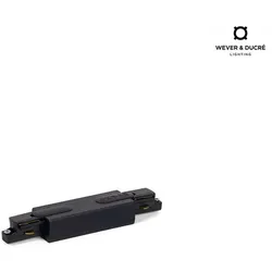 Wever & Ducré Zubehör für 1-Phasen-Schienen - Mitteleinspeisung, Schwarz WEV-90014037