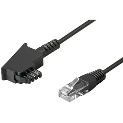 goobay TAE Anschlußkabel DSL / VDSL TAE-F Stecker >Westernstecker 8P2C 10m