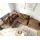 DeLife Ecksofa Clovis Braun Antik Optik Hocker Ottomane Links Modulsofa, Design Ecksofas, Couch Loft, Modulsofa, modular