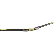 Renthal Fatbar Carbon V2 10 mm lenker - Black / gold - 31.8 mm